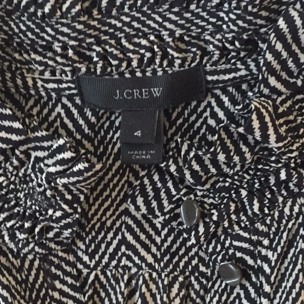 J. Crew Silk Herringbone Sleeveless Blouse